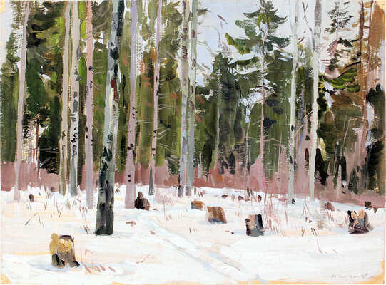 Маторин Михаил Владимирович. Лес зимой 